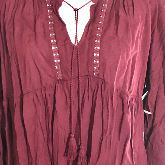 🌷Old Navy Boho Long Sleeve Top - Picture 3 of 5